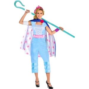 Bo Peep Halloween Costume Toy Story 4 Size Medium and Accessories